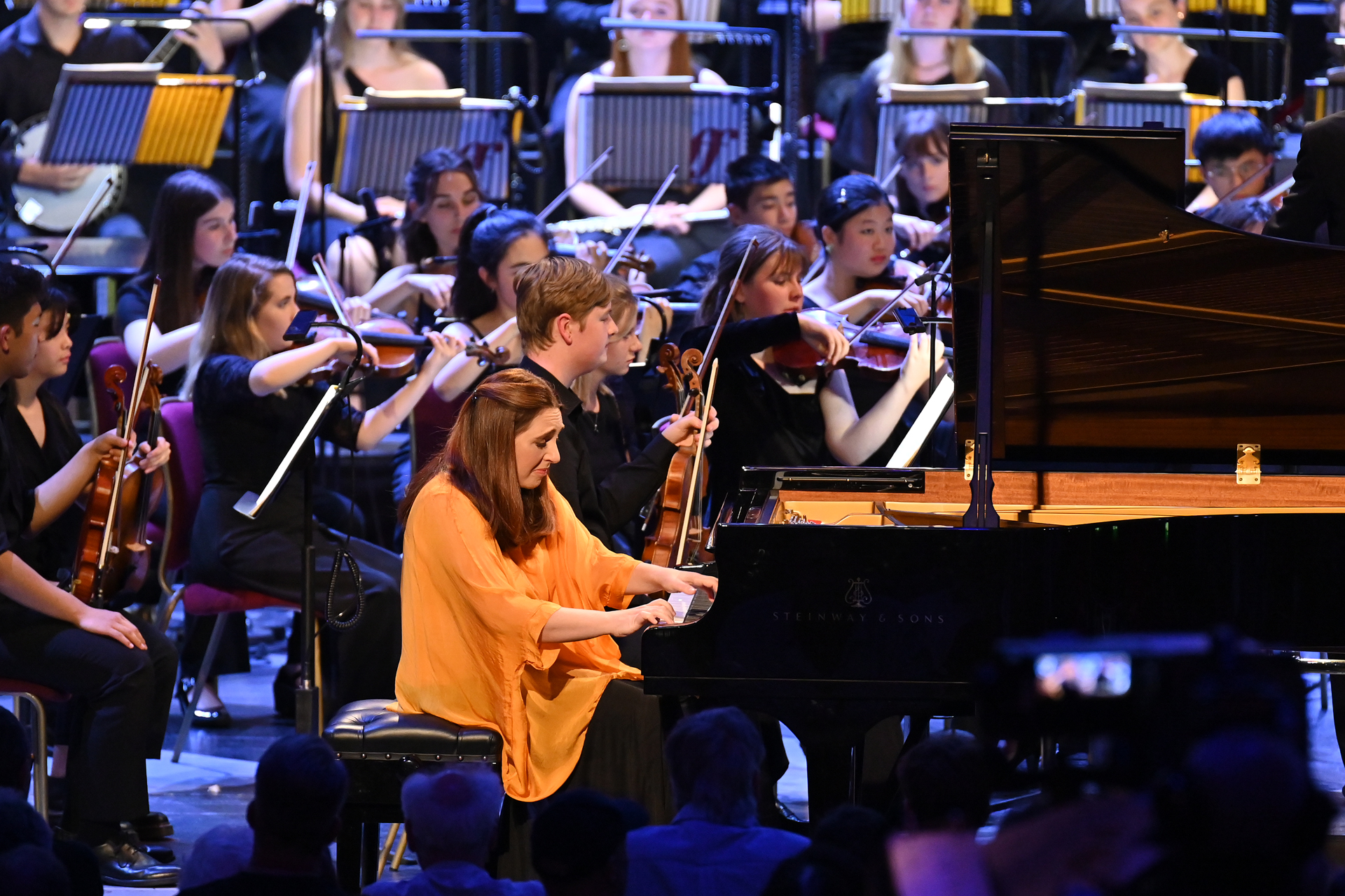 Prom 27, Dinnerstein, NYOGB, Gourlay review - colour symphonies